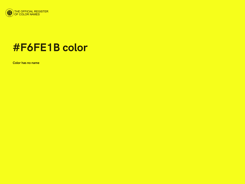 #F6FE1B color image