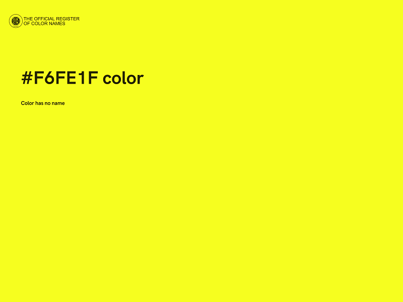 #F6FE1F color image