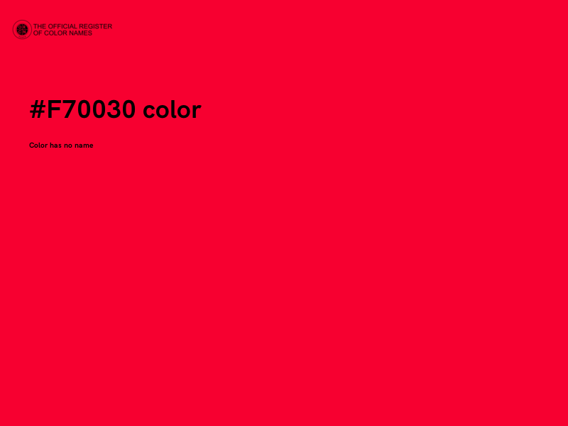 #F70030 color image
