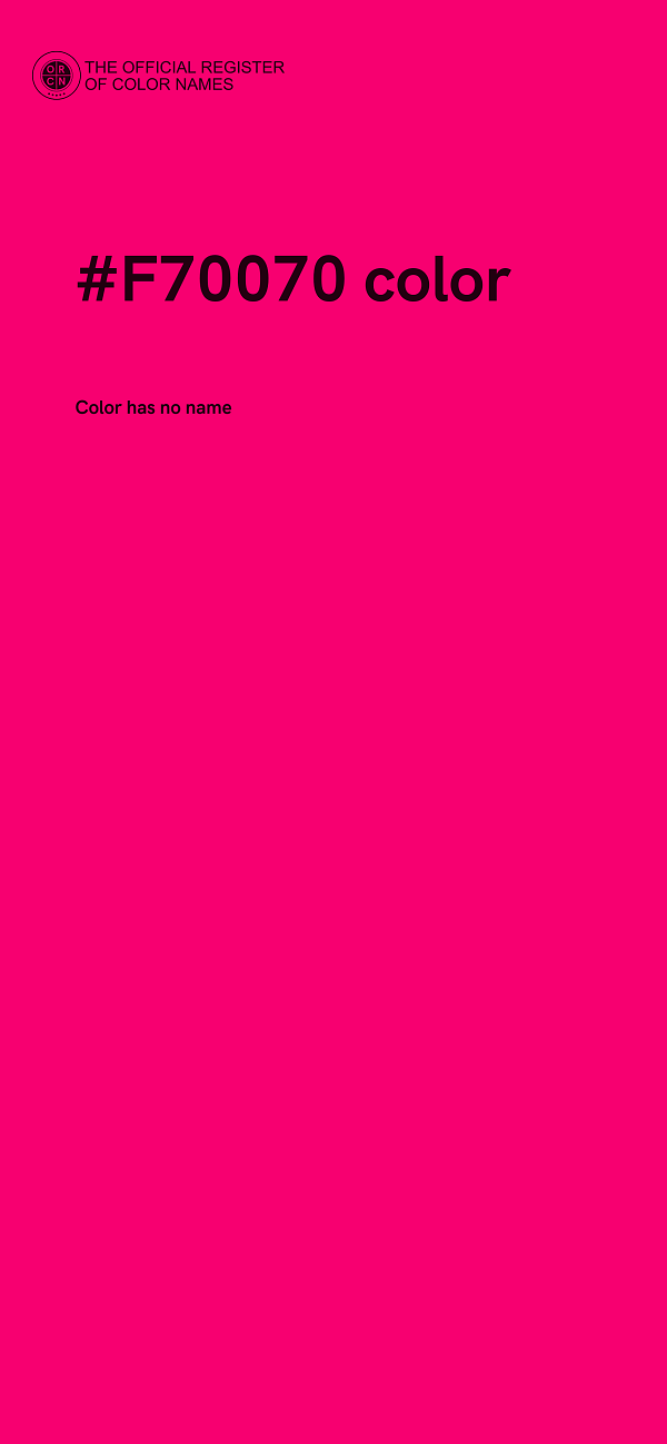 #F70070 color image