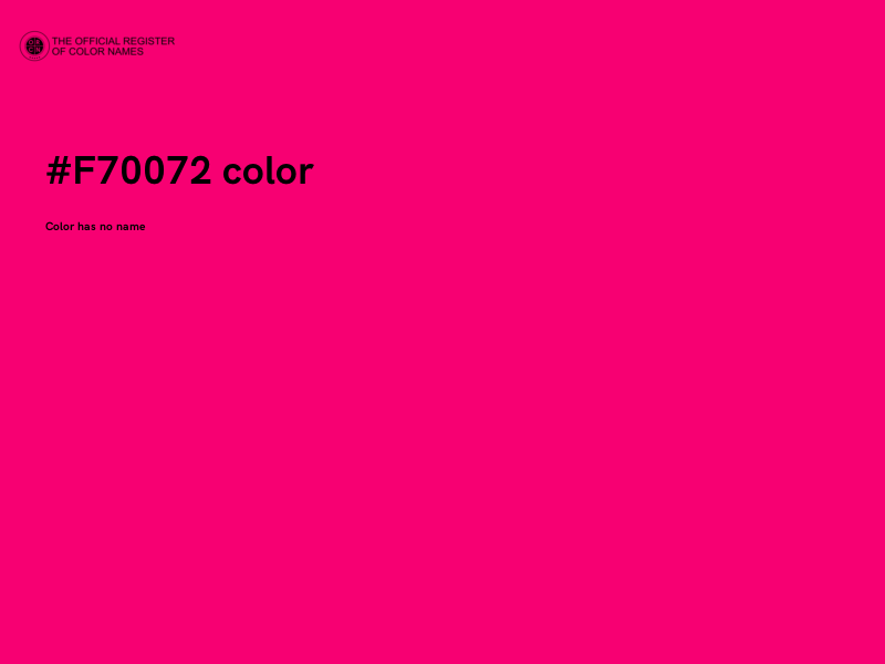 #F70072 color image