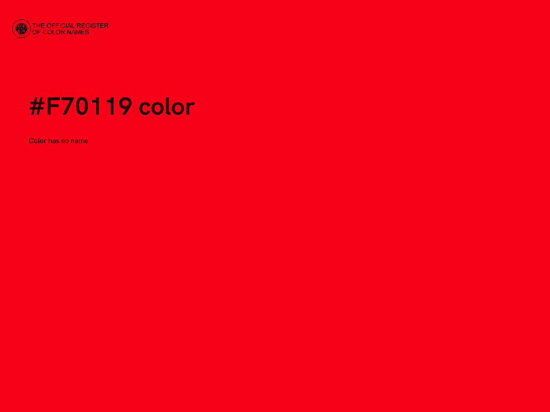 #F70119 color image