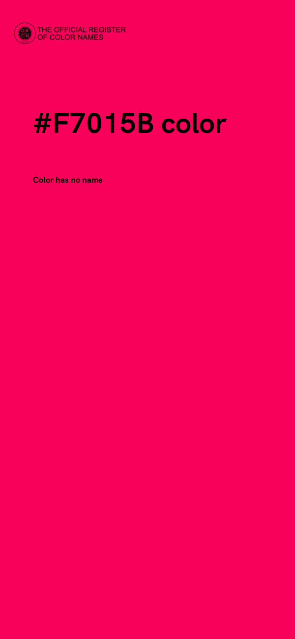 #F7015B color image