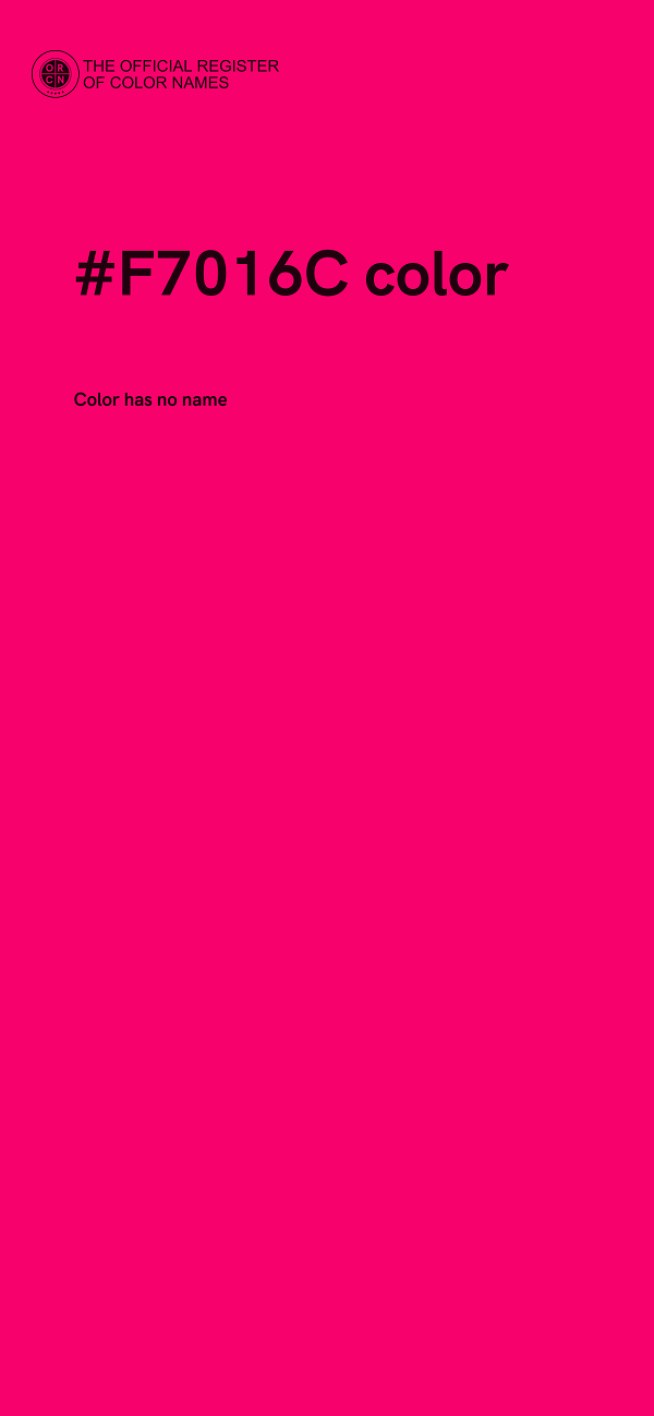 #F7016C color image
