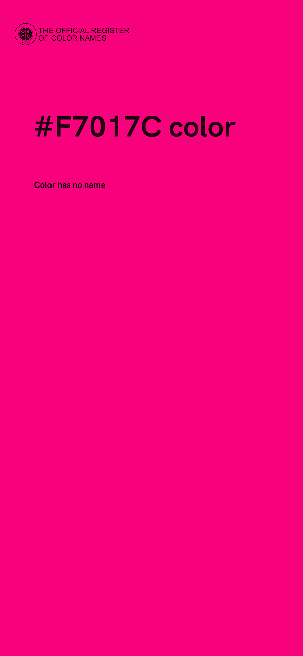 #F7017C color image
