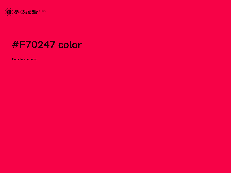 #F70247 color image