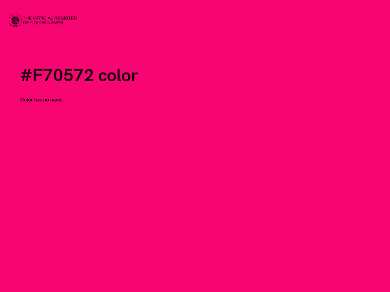 #F70572 color image