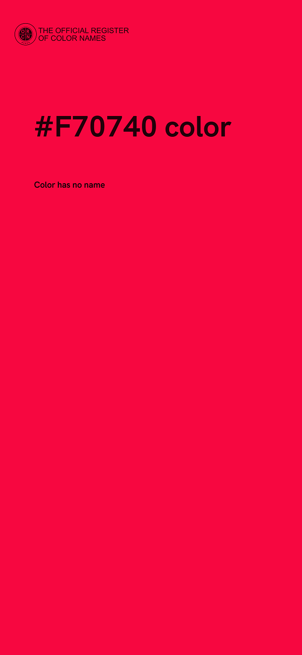 #F70740 color image
