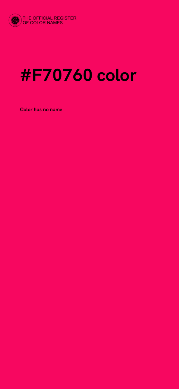 #F70760 color image
