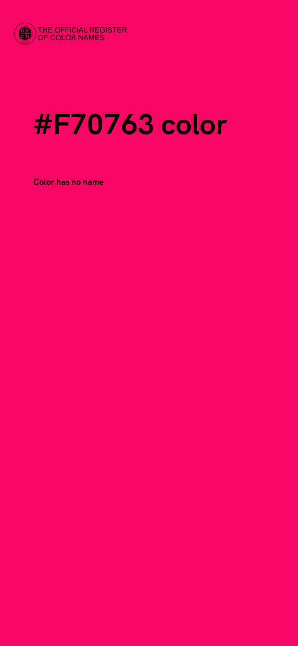 #F70763 color image