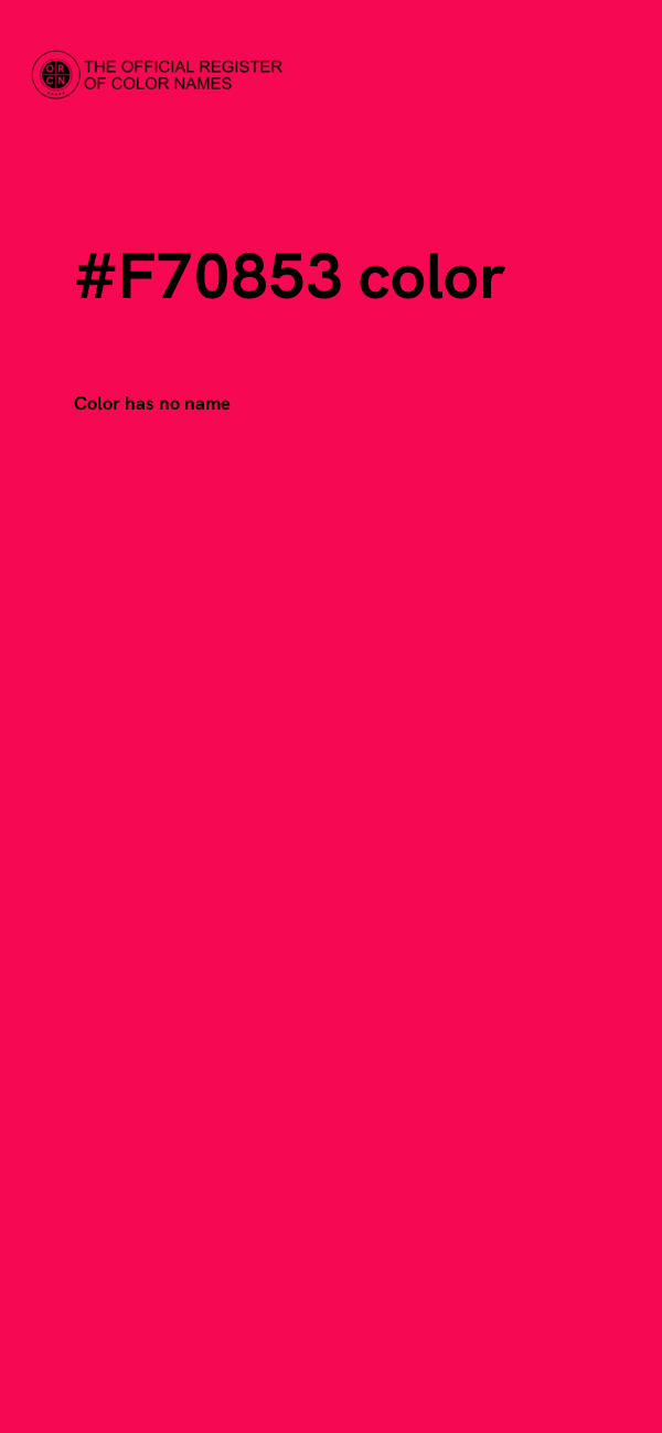 #F70853 color image