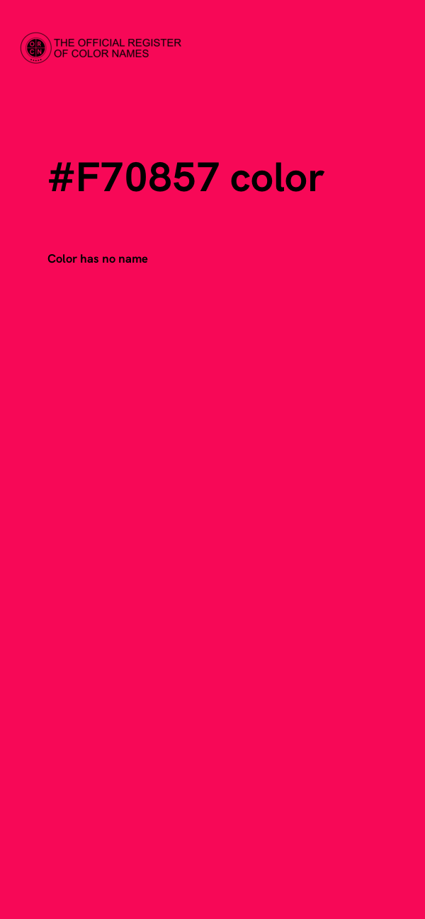 #F70857 color image
