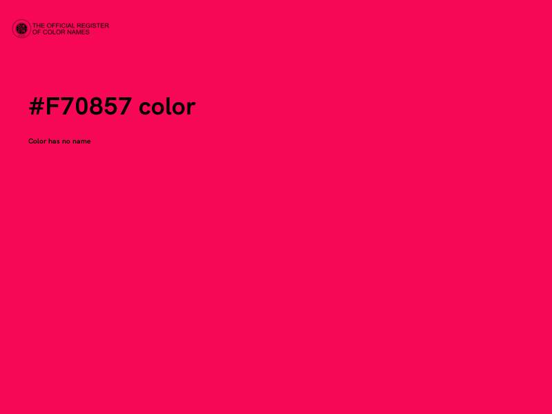 #F70857 color image