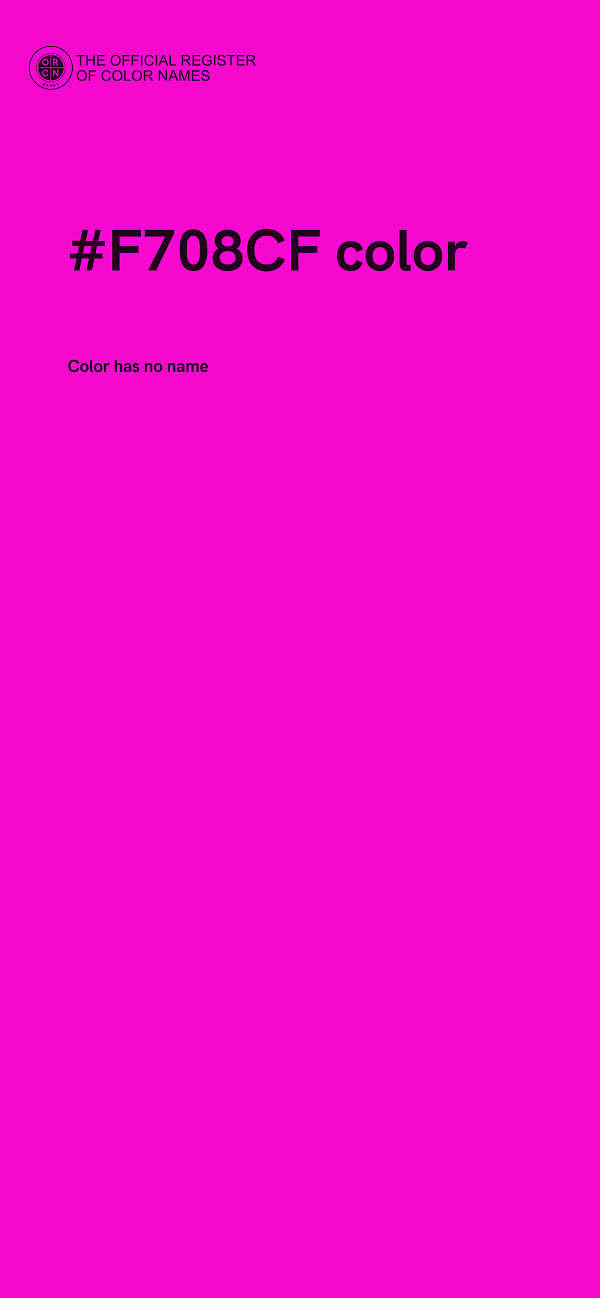 #F708CF color image