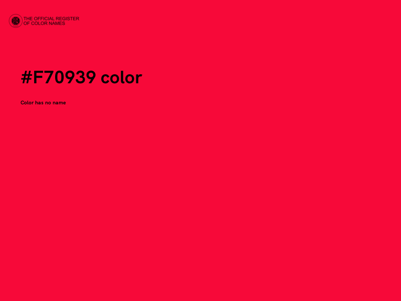 #F70939 color image