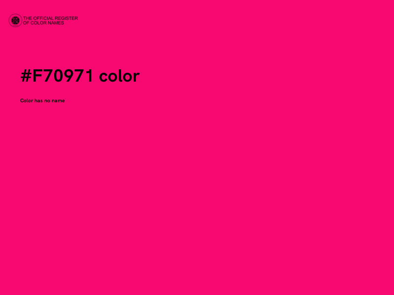 #F70971 color image