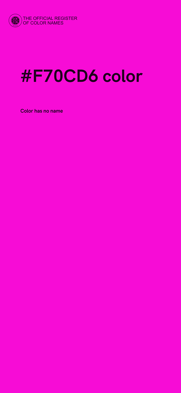 #F70CD6 color image