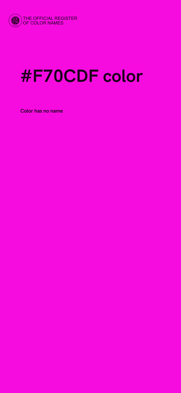 #F70CDF color image