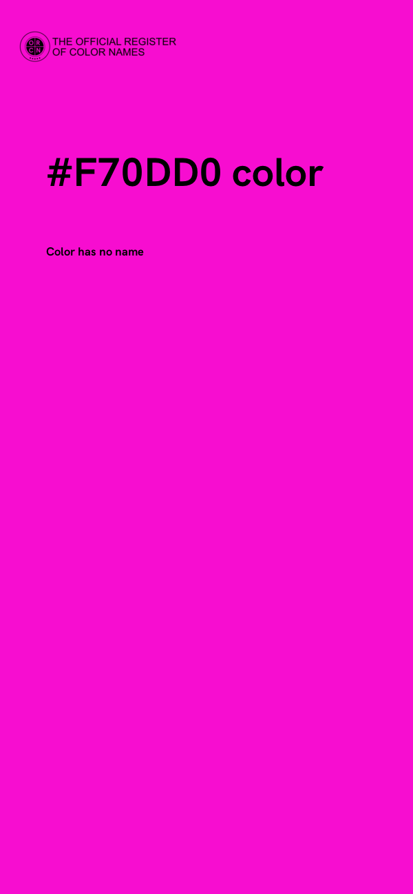 #F70DD0 color image