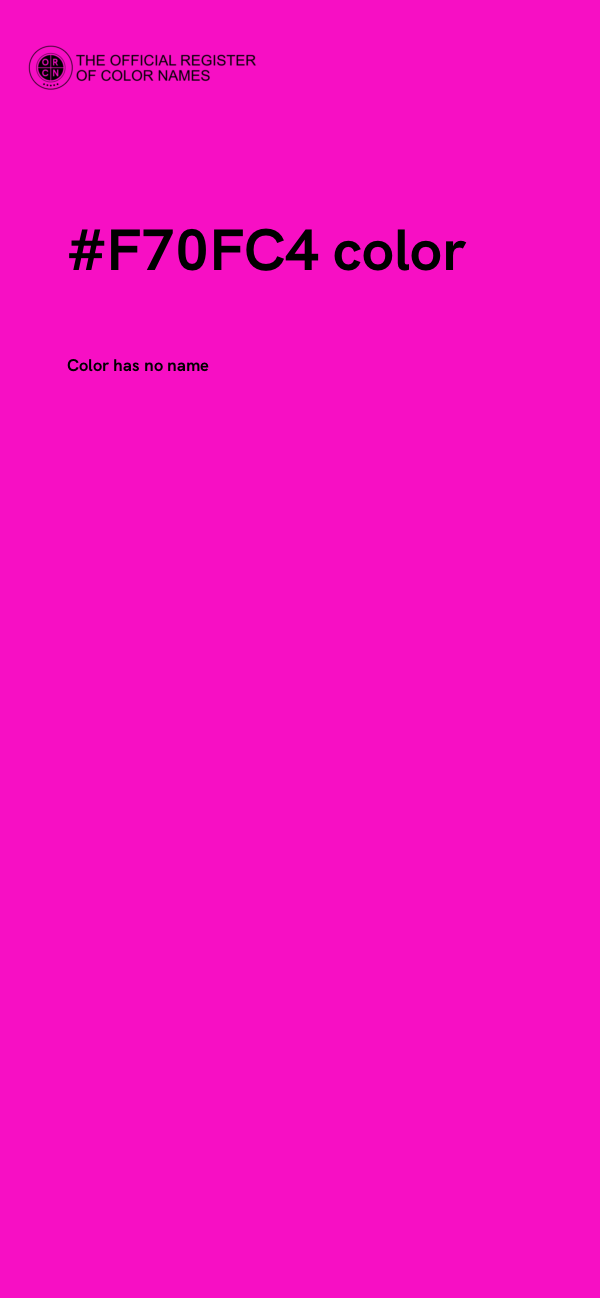 #F70FC4 color image