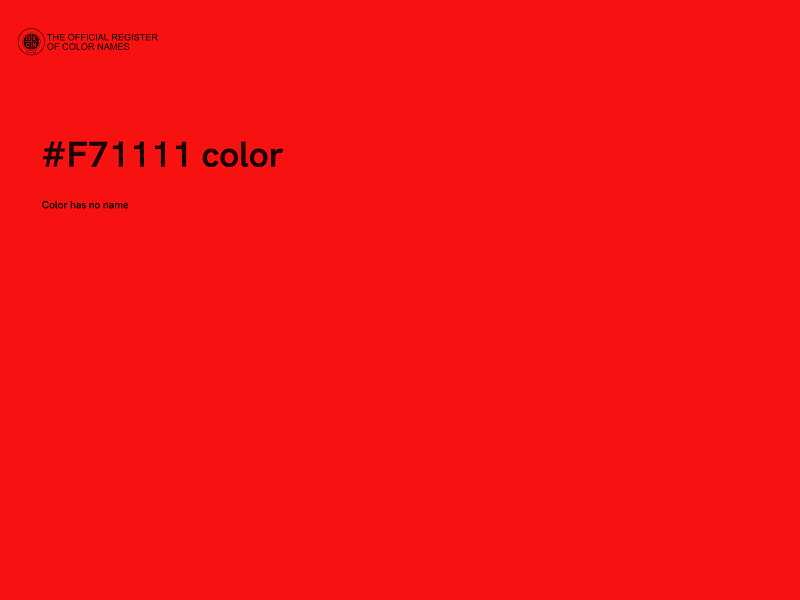 #F71111 color image