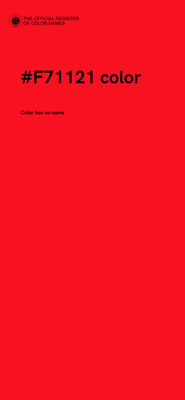 #F71121 color image