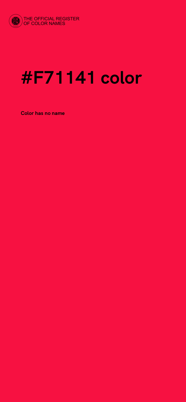 #F71141 color image