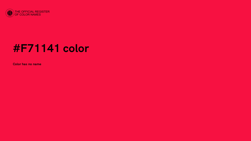 #F71141 color image