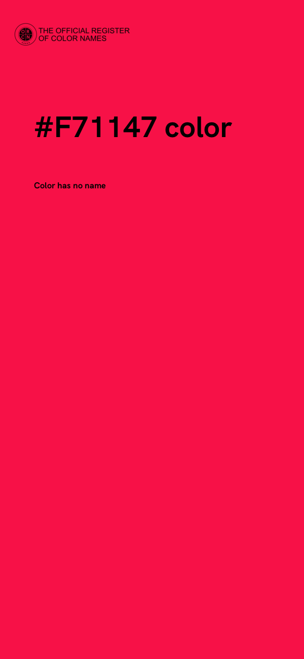 #F71147 color image