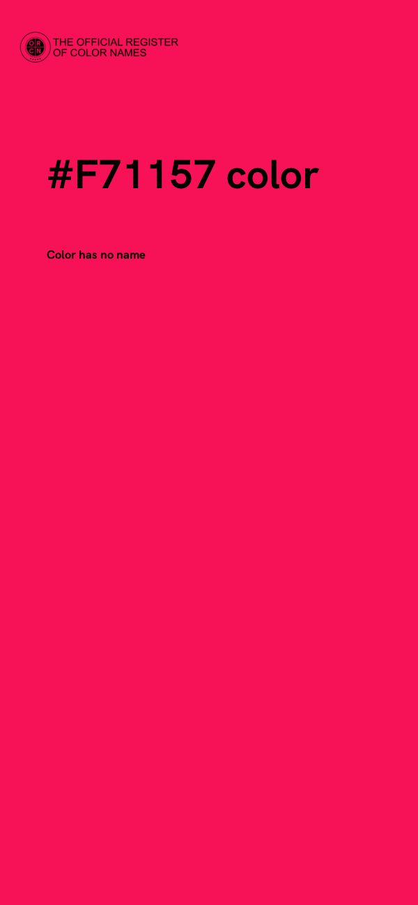 #F71157 color image