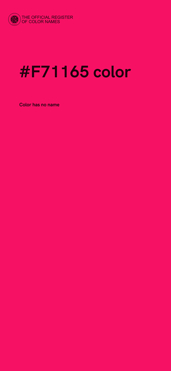 #F71165 color image