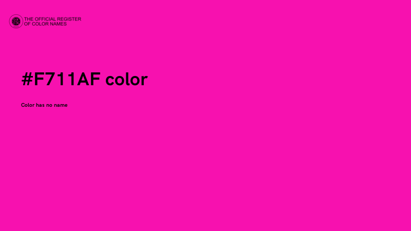 #F711AF color image