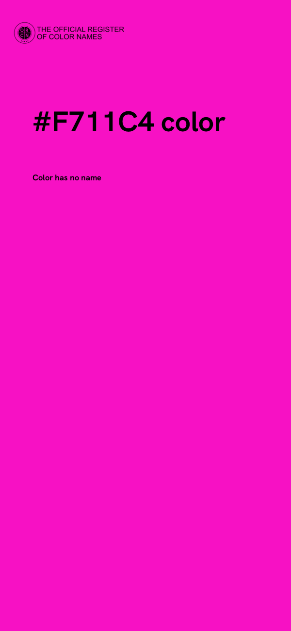 #F711C4 color image