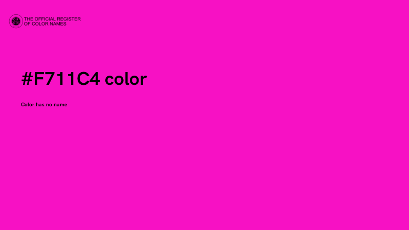 #F711C4 color image