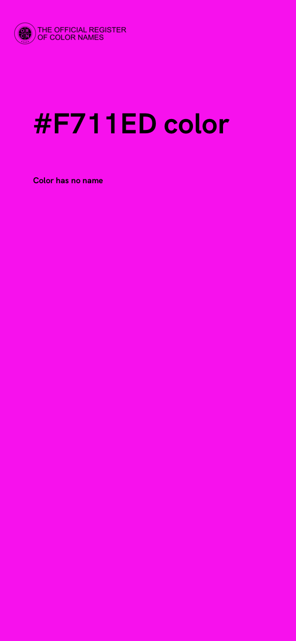#F711ED color image