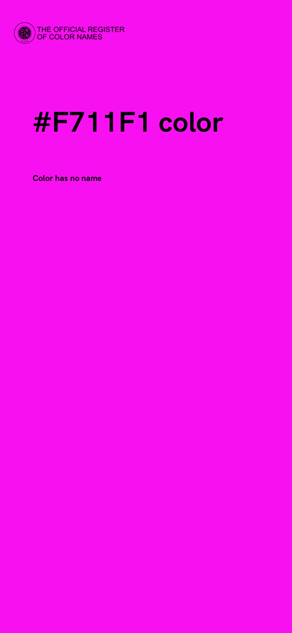 #F711F1 color image