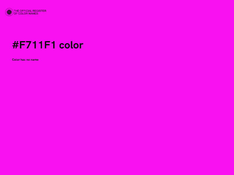 #F711F1 color image