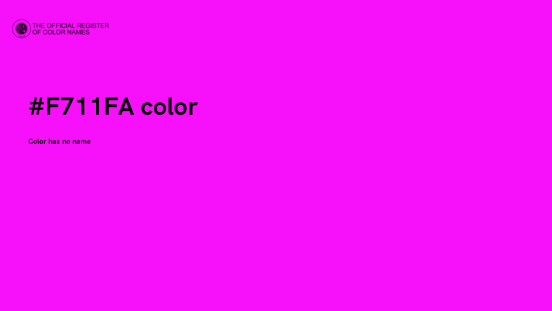 #F711FA color image