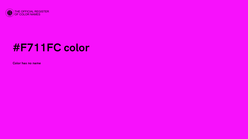 #F711FC color image