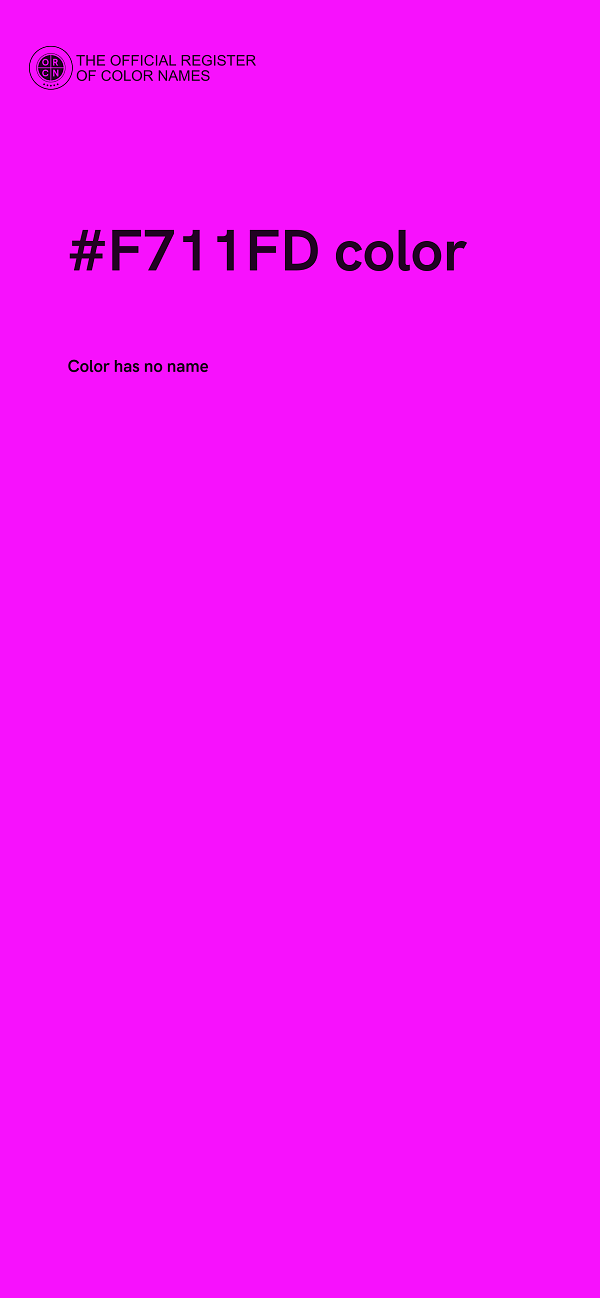 #F711FD color image