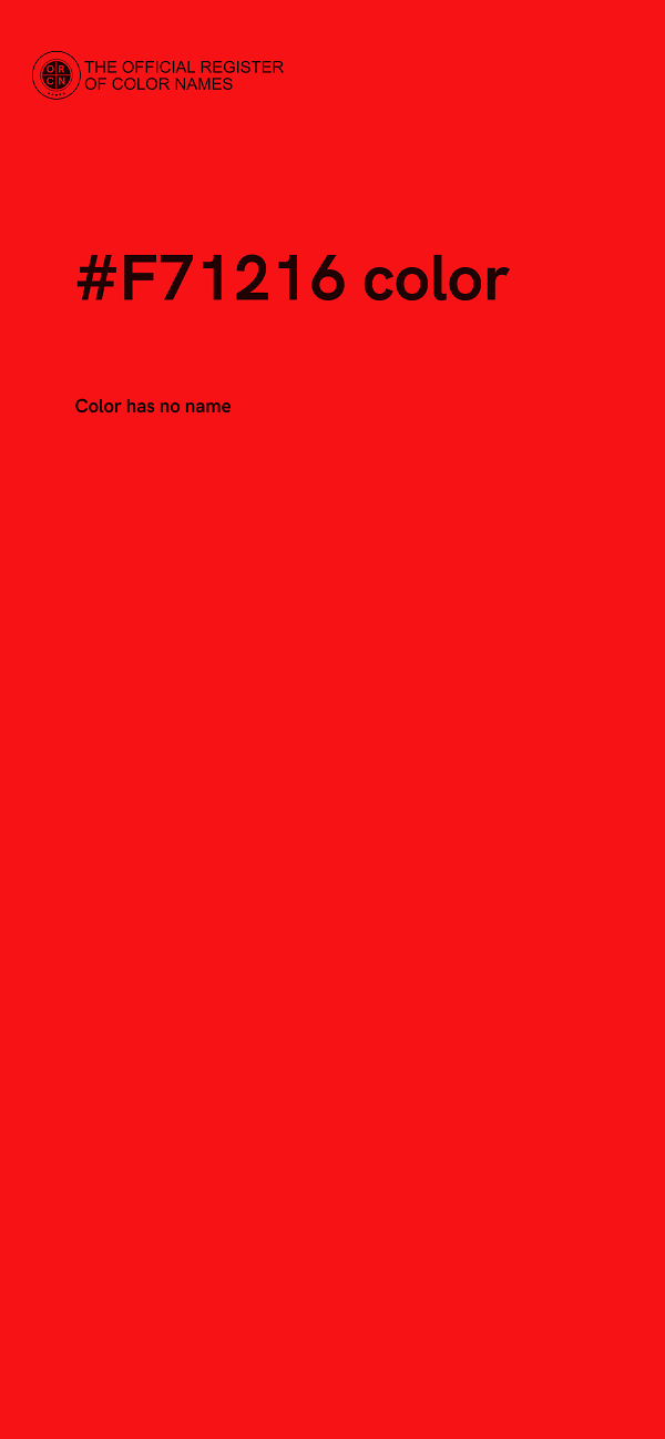 #F71216 color image