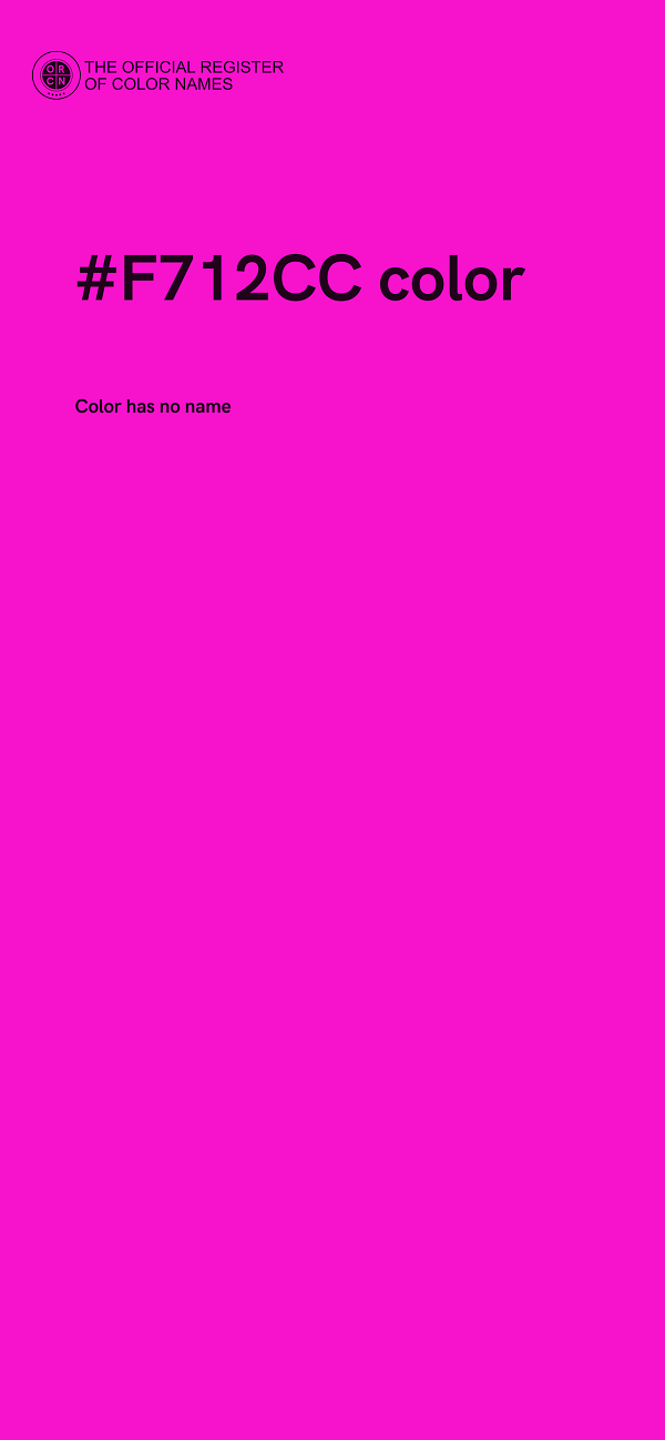 #F712CC color image