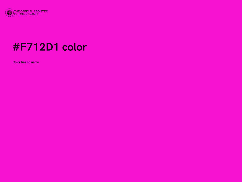 #F712D1 color image