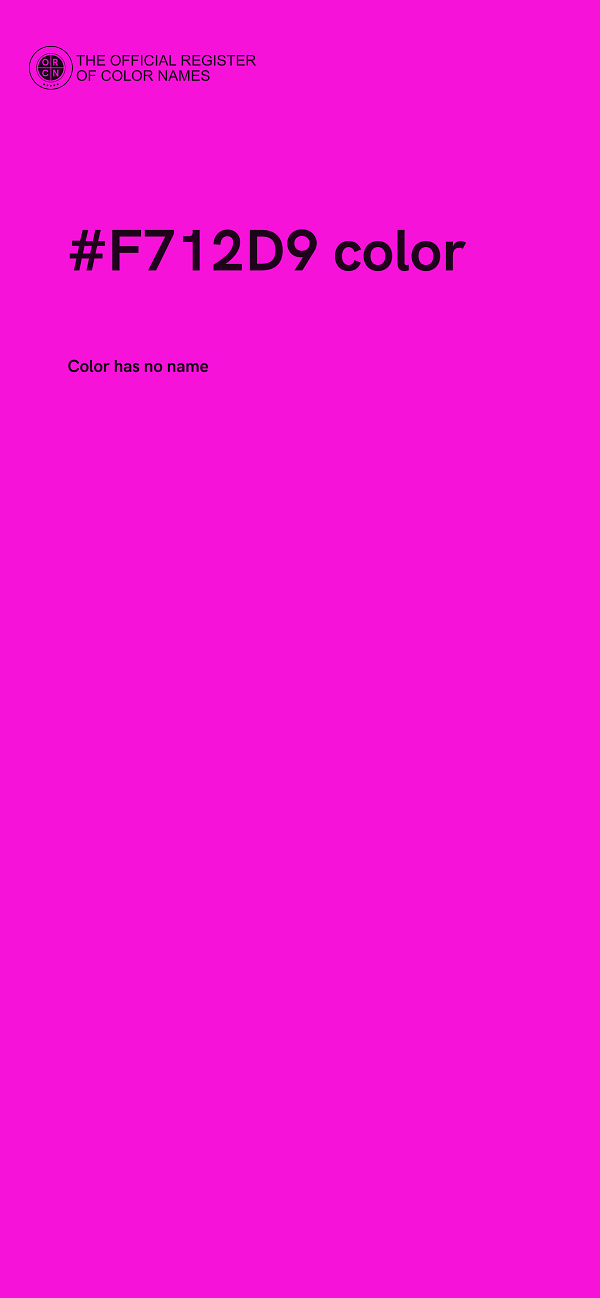 #F712D9 color image