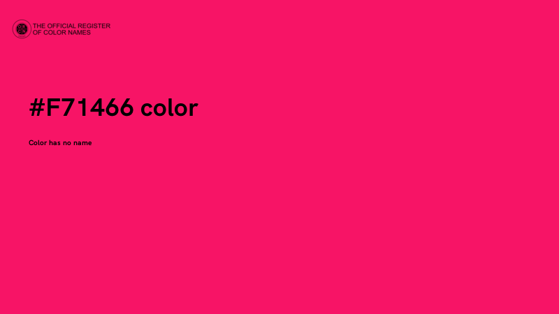 #F71466 color image