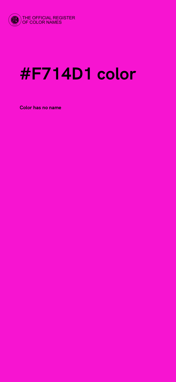 #F714D1 color image