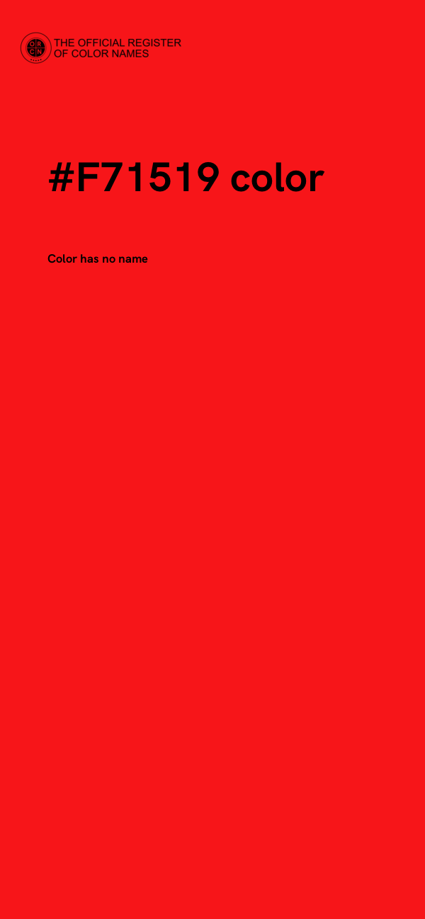 #F71519 color image