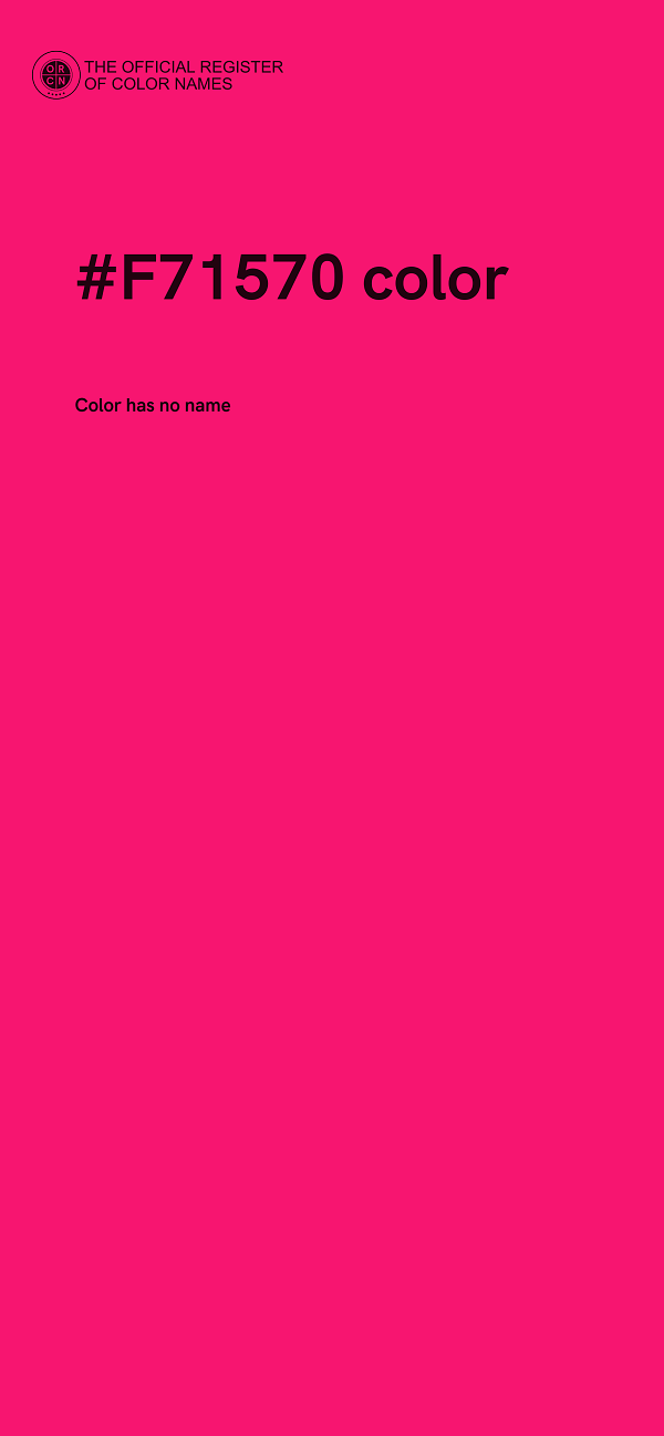 #F71570 color image