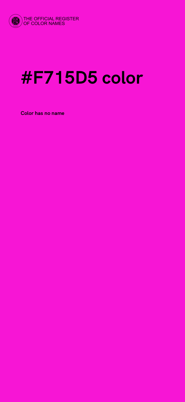 #F715D5 color image