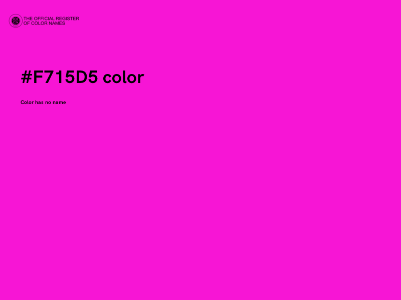 #F715D5 color image